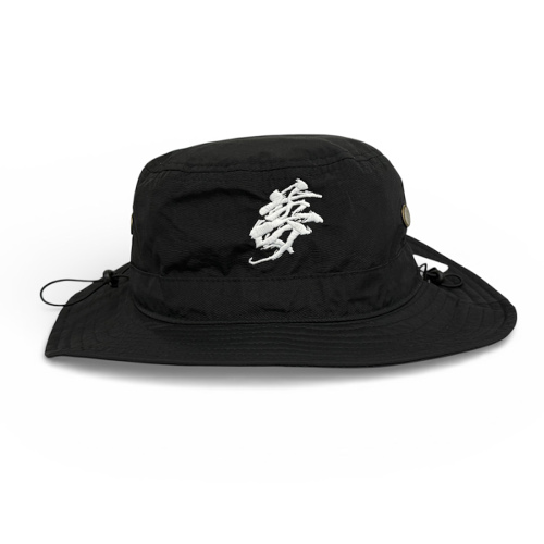 2026DreamCup Taslon Boonie Hat�yBlack�z