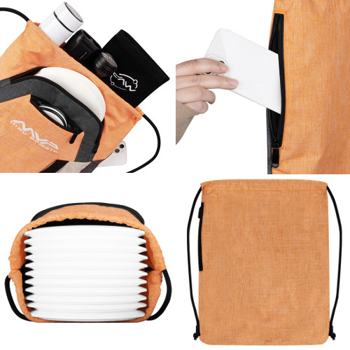 MVP Drawstring Bag�yOrange/Gray�z